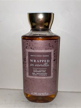 Bath & Body Works Wrapped In Vanilla Shower Gel 10oz Discontinued New